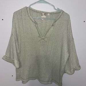 Sage Green Knit Sweater